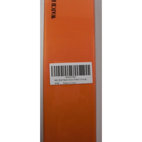 2 Pieces Waterproof Watch Strap Orange Band Replacement Watchband - Picture 2 of 2